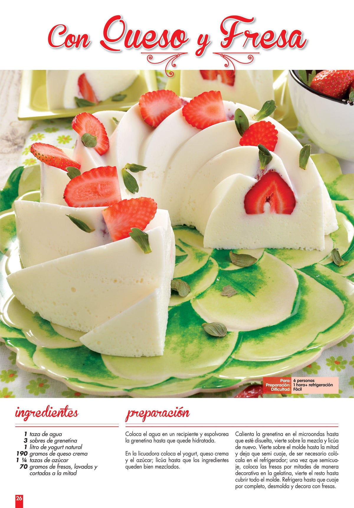Irresistibles Gelatinas Especial No. 35 - Rico con yogurt y queso crema - Formato Digital - ToukanMango
