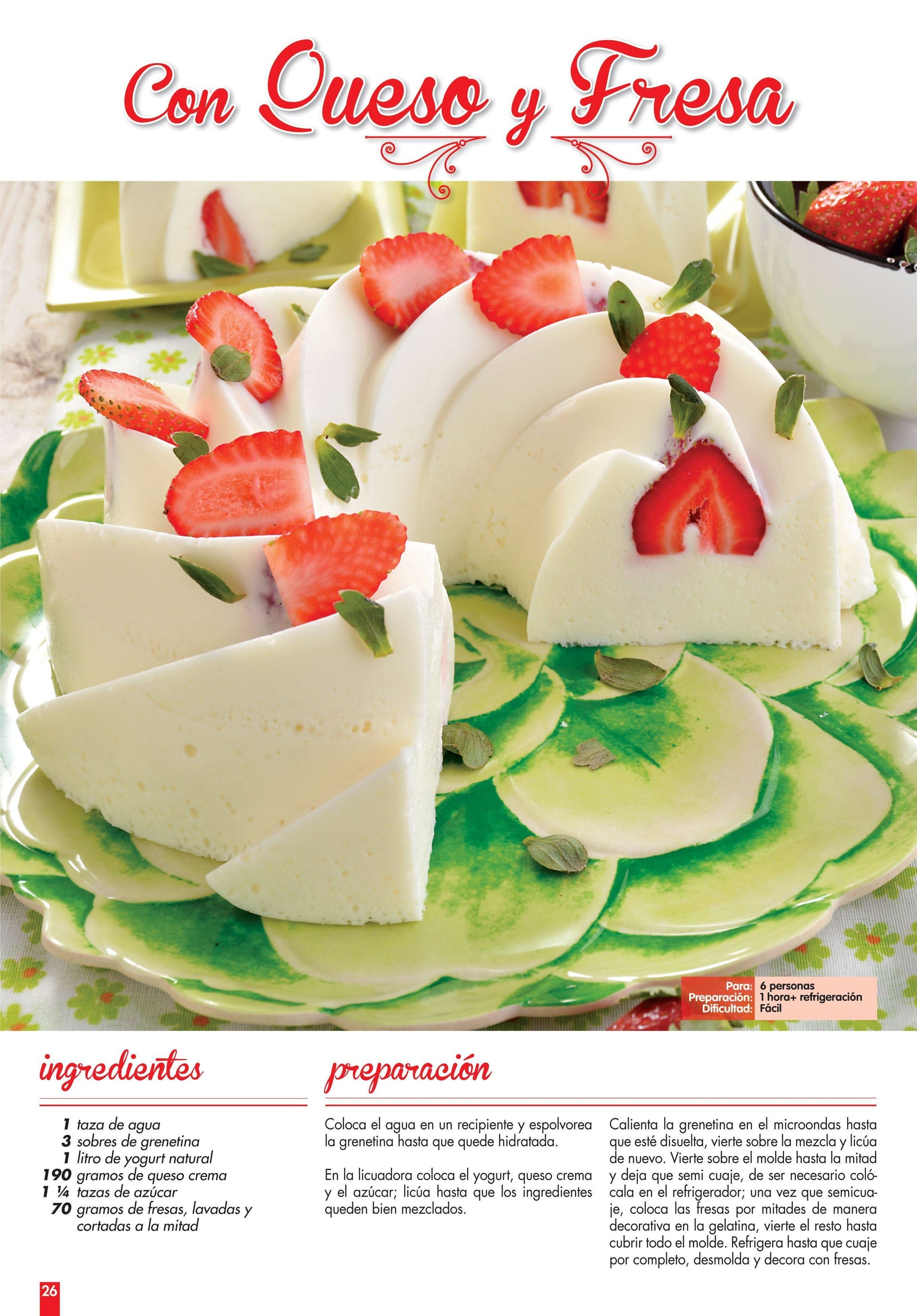 Irresistibles Gelatinas Especial No. 35 - Rico con yogurt y queso crema - Formato Digital - ToukanMango