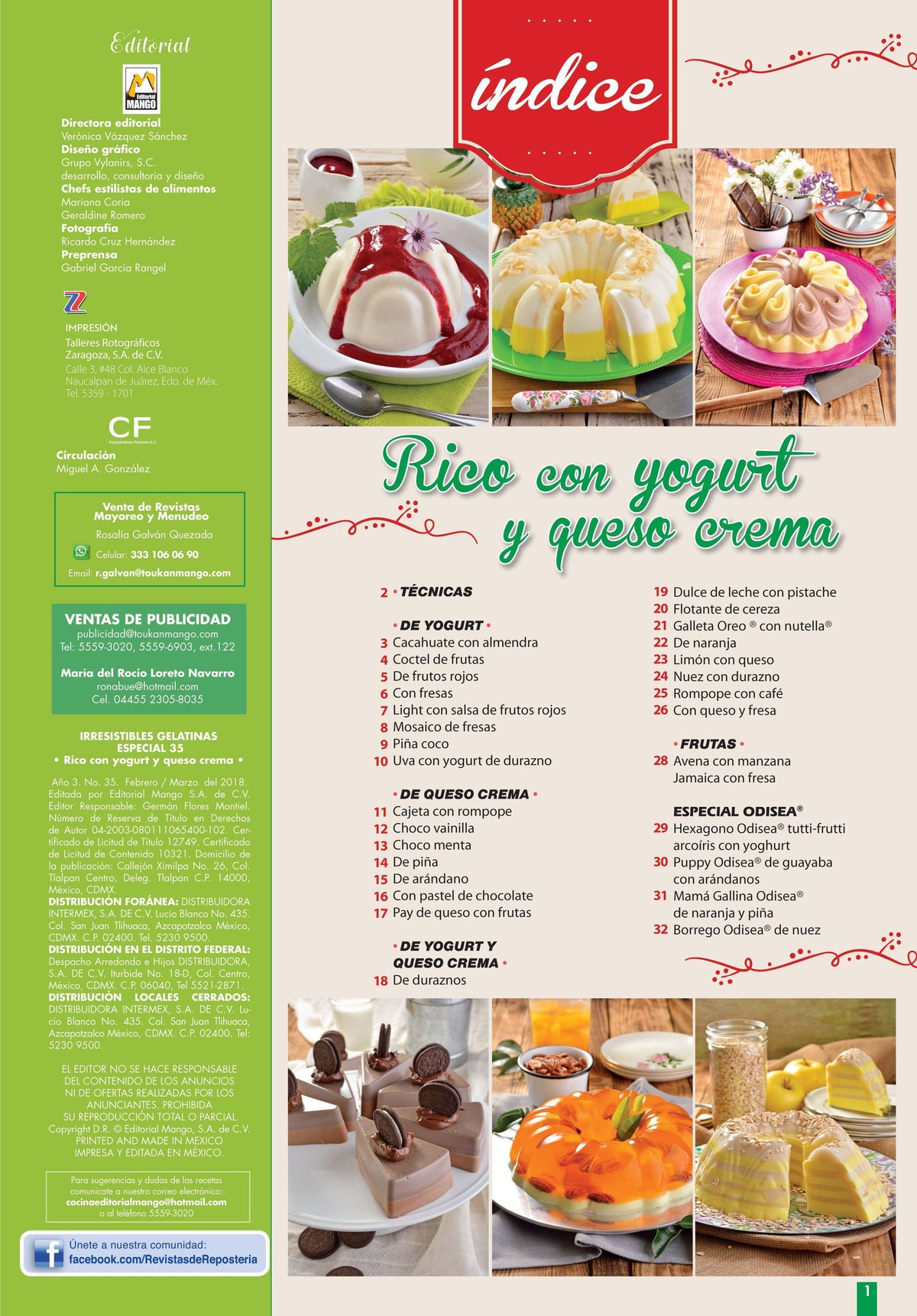 Irresistibles Gelatinas Especial No. 35 - Rico con yogurt y queso crema - Formato Digital - ToukanMango