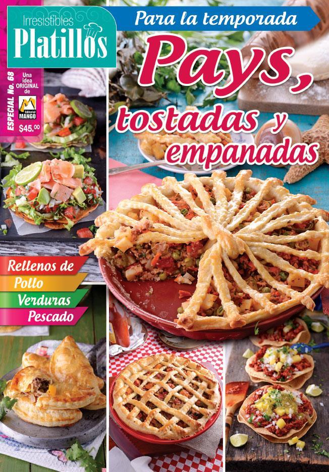 Irresistibles Platillos Especial 68 - Pays, tostadas y empanadas - Formato Digital - ToukanMango