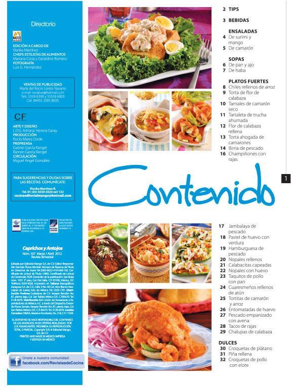 Caprichos y Antojos 107 - Delicias para cuaresma - Formato Digital - ToukanMango