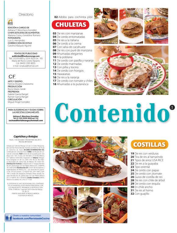 Caprichos y Antojos 116 - Chuletas y costillas para chuparse los dedos - Formato Digital - ToukanMango