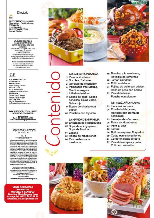 Caprichos y Antojos Especial 28 - Posadas, Navidad y A̱o Nuevo, 45 recetas para compartir - Formato Digital - ToukanMango