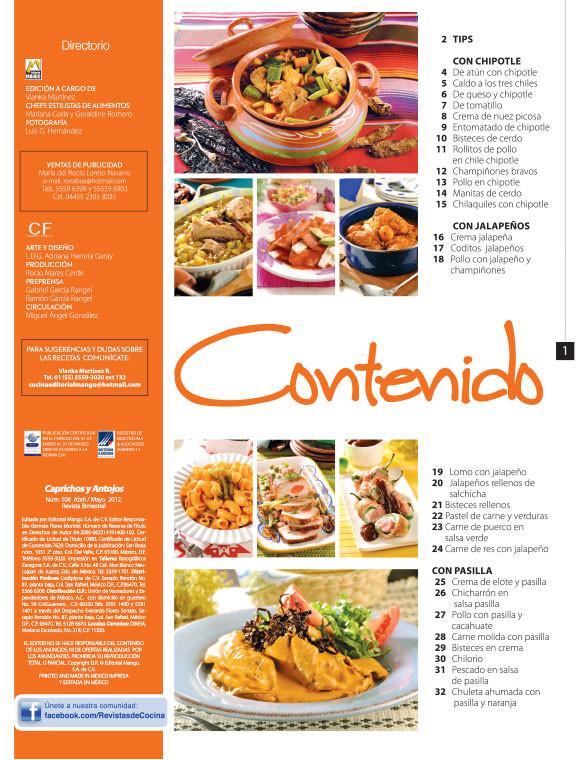 Caprichos y Antojos 108 - Lo mejor con chipotle, jalape̱o y pasilla - Formato Digital - ToukanMango