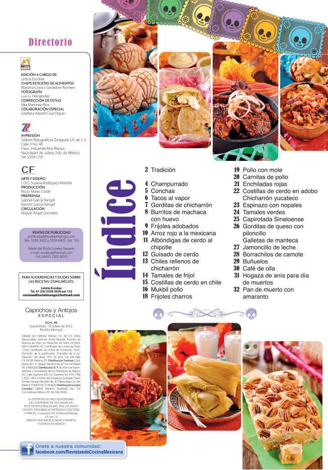 Caprichos y Antojos Especial 46 - Para celebrar el dÌ_a de muertos - Formato Digital - ToukanMango