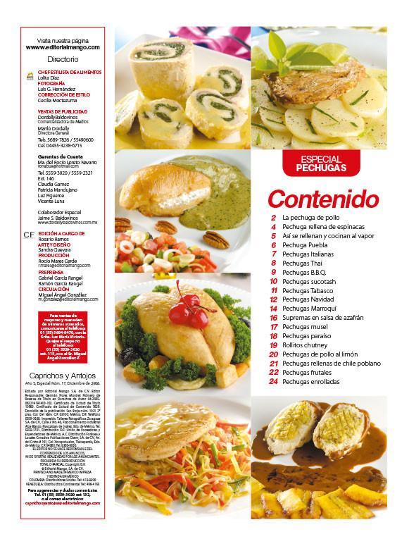 Caprichos y Antojos Especial 17 - Jugosas pechugas rellenas - Formato Digital - ToukanMango