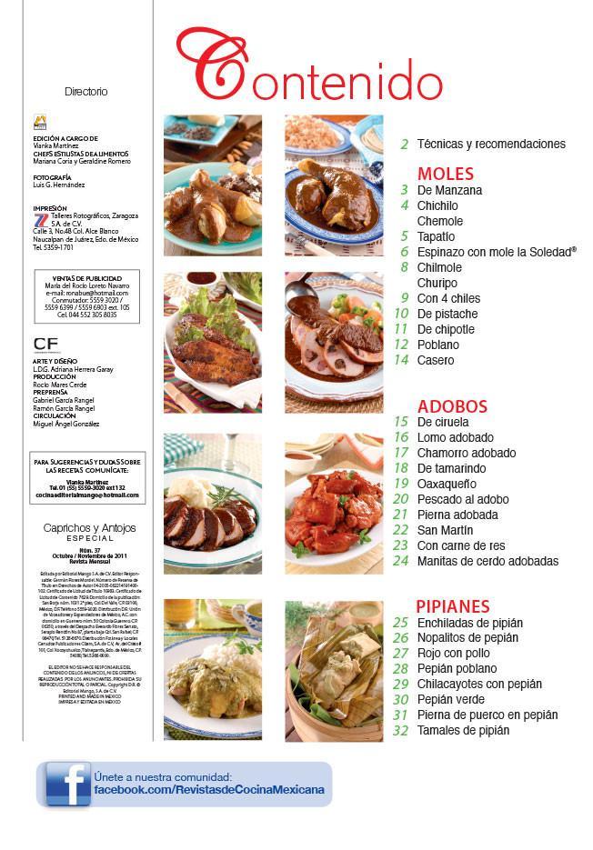 Caprichos y Antojos Especial 37 - Moles, adobos y pipianes - Formato Digital - ToukanMango