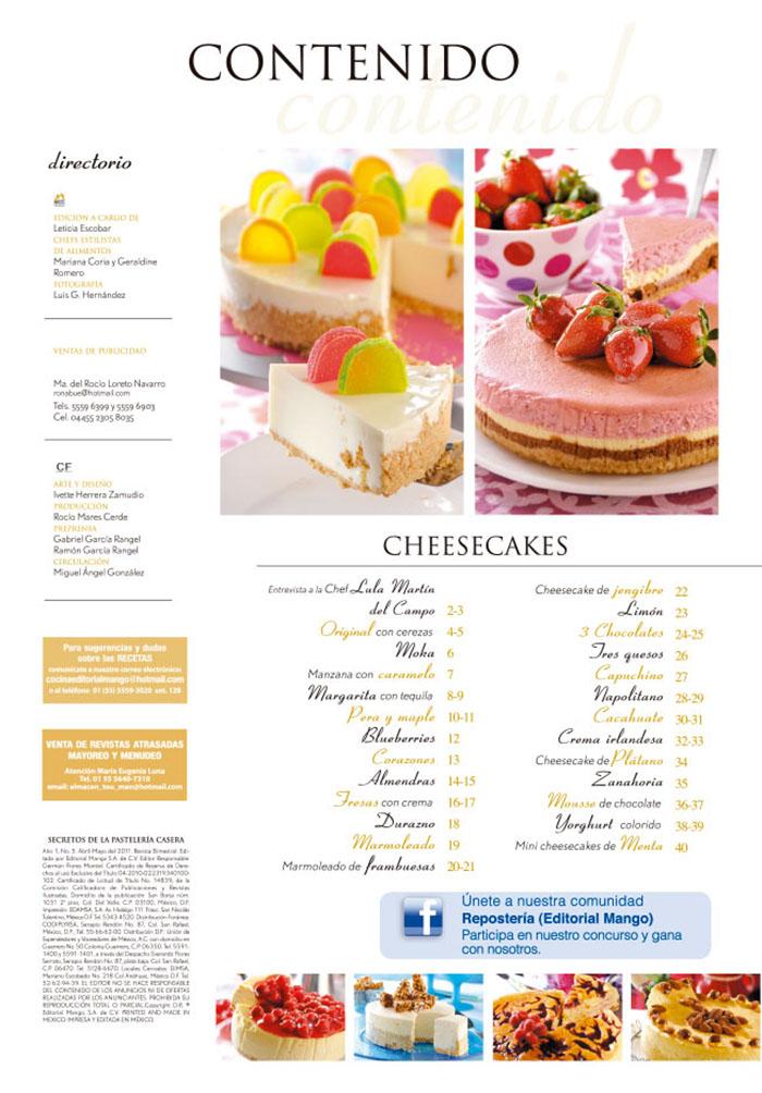 Secretos de la Pastelería Casera 05 - Los Mejores Cheesecakes - Formato Digital