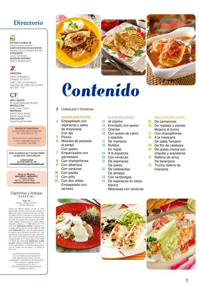 Caprichos y Antojos Especial 69 - Filetes y pescados rellenos - Formato Digital - ToukanMango