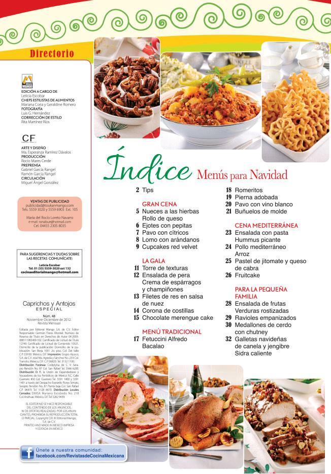 Caprichos y Antojos Especial 48 - Men̼s para Navidad - Formato Digital - ToukanMango