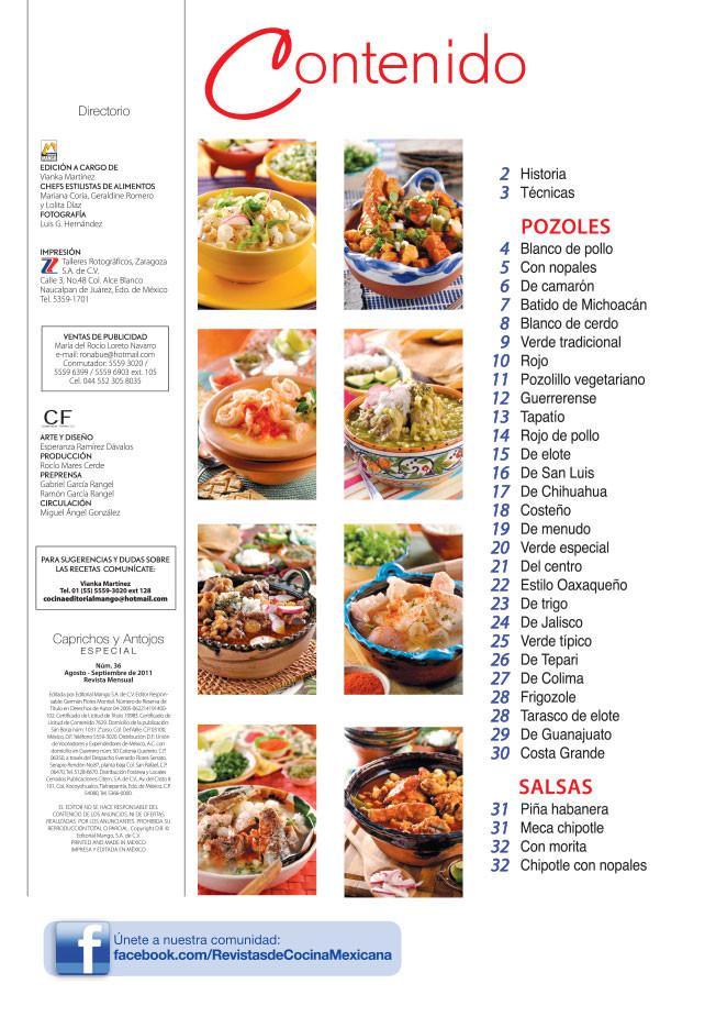 Caprichos y Antojos Especial 36 - La mejor selecciÌ_n de pozoles - Formato Digital - ToukanMango