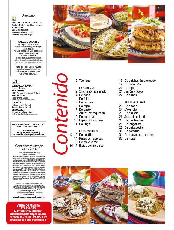 Caprichos y Antojos Especial 27 - Gorditas, huaraches y pellizcadas - Formato Digital - ToukanMango