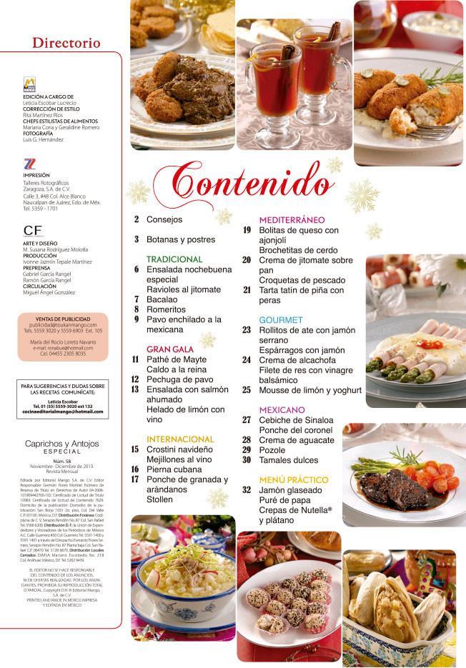 Caprichos y Antojos Especial 58 - Men̼s para Navidad y A̱o nuevo - Formato Digital - ToukanMango