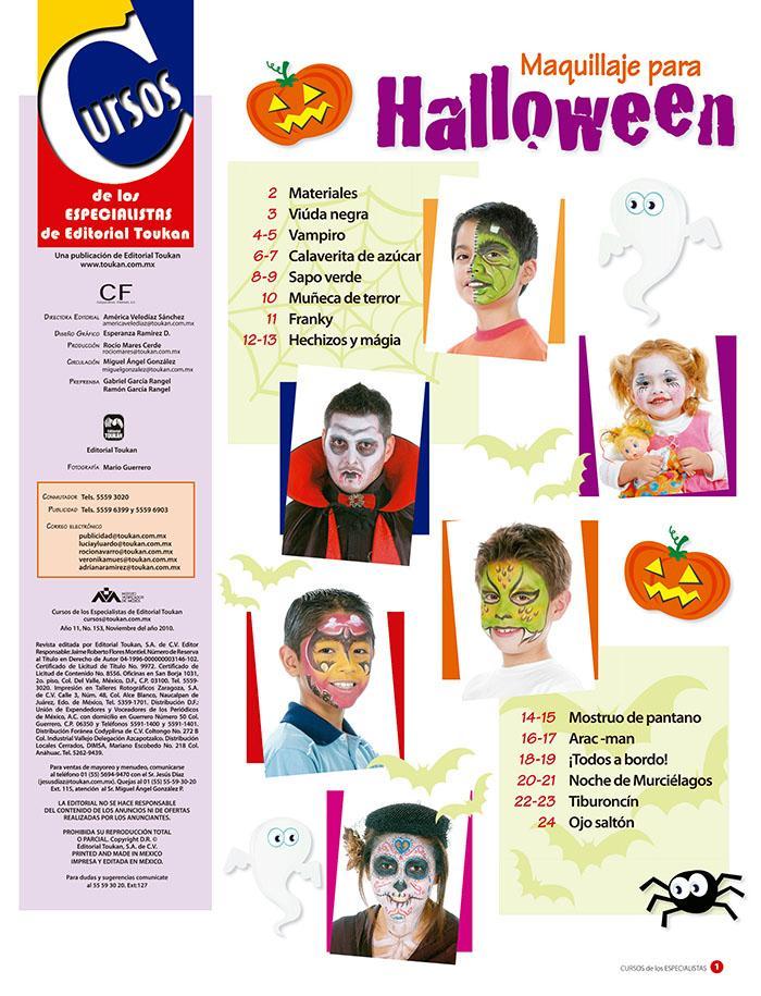 Cursos de los Especialistas 153 - Maquillaje para Halloween - Formato Digital - ToukanMango