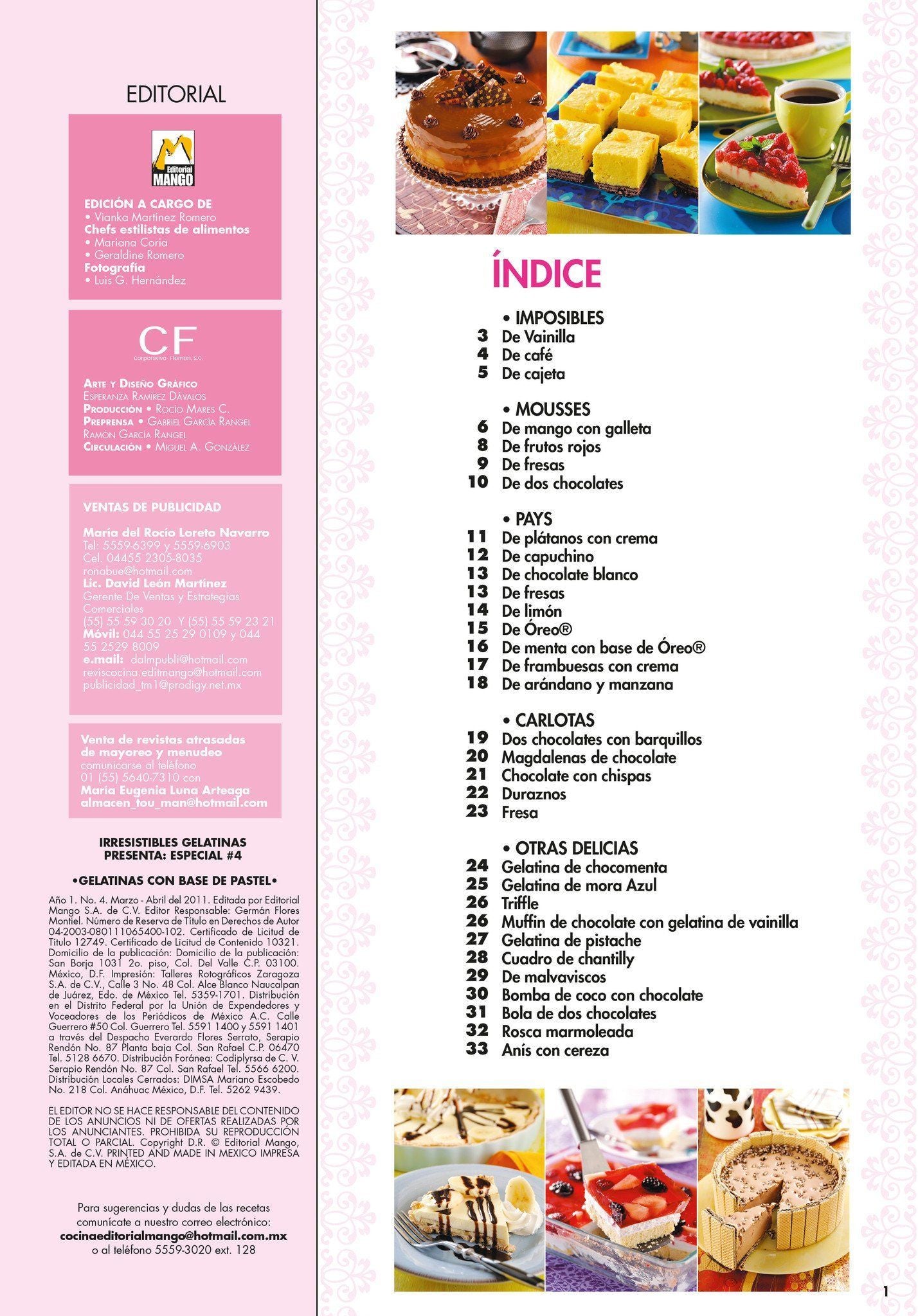 Irresistibles Gelatinas Especial No. 4 - Con base de pastel llenas de creatividad - Formato Digital - ToukanMango