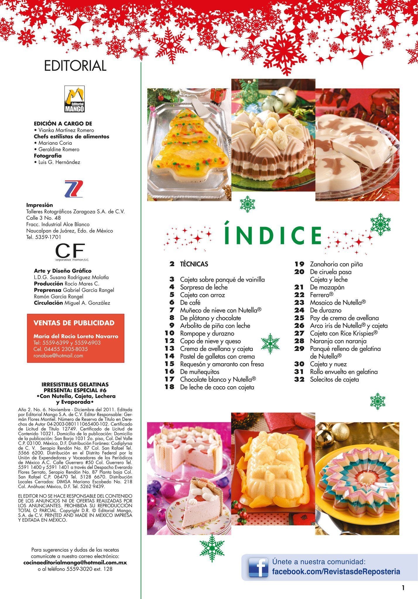 Irresistibles Gelatinas Especial No. 6 - Navide̱as - Formato Digital - ToukanMango