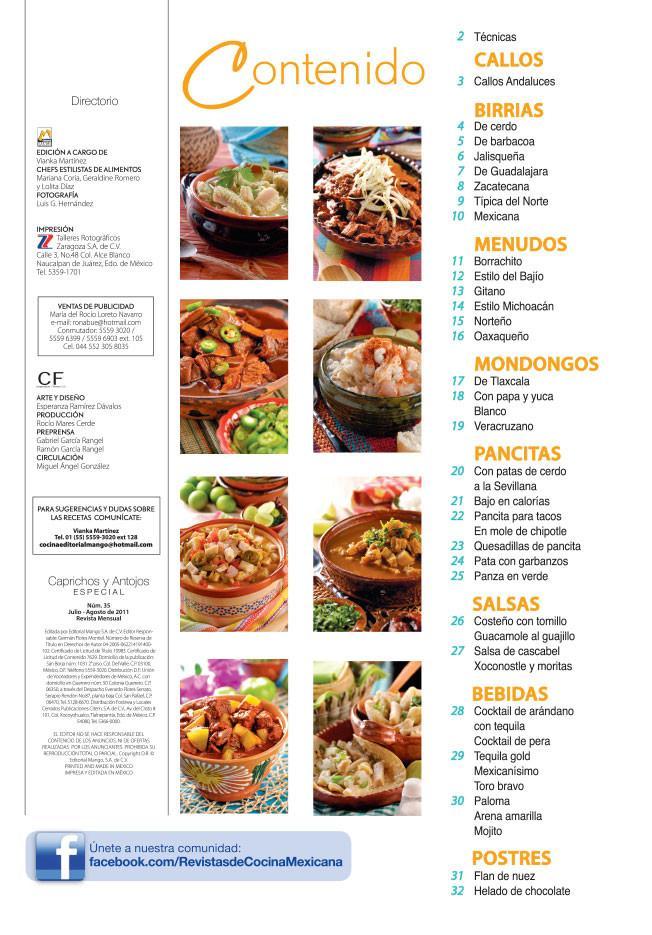 Caprichos y Antojos Especial 35 - Birrias, menudos y pancitas - Formato Digital - ToukanMango