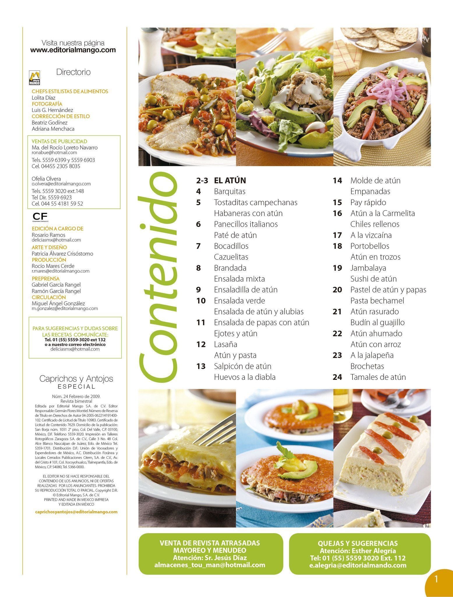 Caprichos y Antojos Especial 24 - 37 deliciosas recetas con at̼n - Formato Digital - ToukanMango