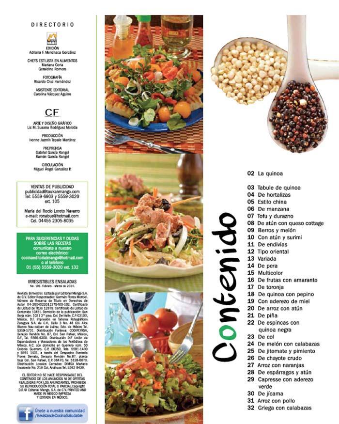 Irresistibles Ensaladas 101 - 30 ideales para adelgazar - Formato Digital - ToukanMango