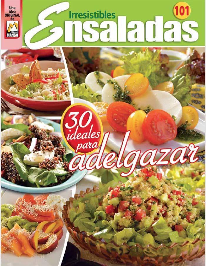 Irresistibles Ensaladas 101 - 30 ideales para adelgazar - Formato Digital - ToukanMango