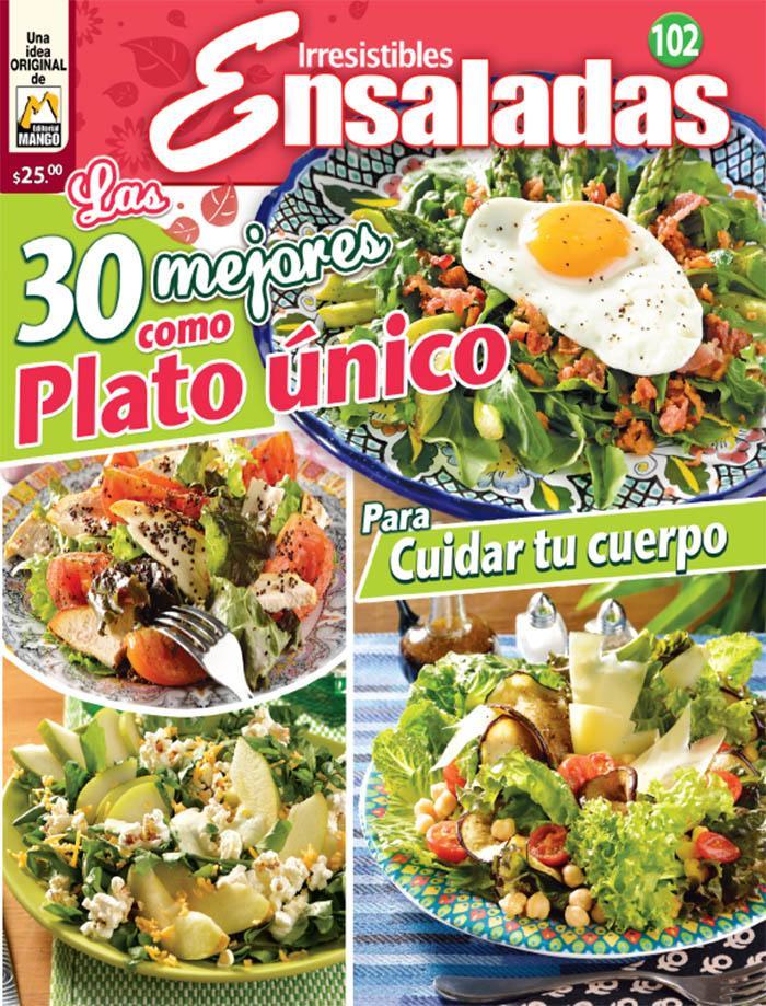 Irresistibles Ensaladas 102 - Las 30 mejores como plato ̼nico - Formato Digital - ToukanMango