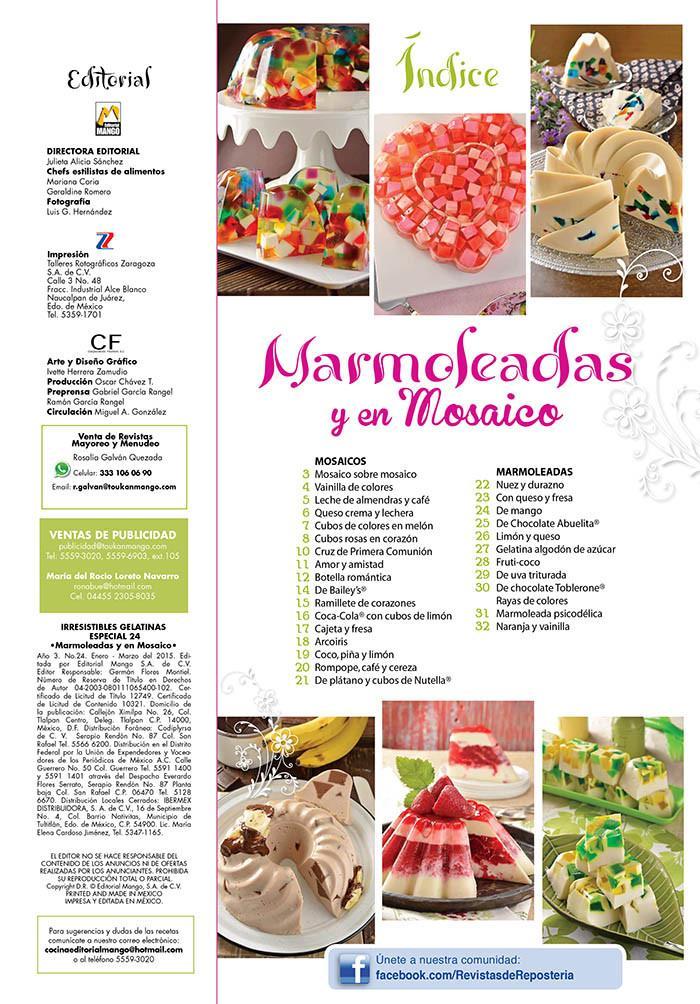 Irresistibles Gelatinas Especial No. 24 - Marmoleadas y en mosaico - Formato Digital - ToukanMango