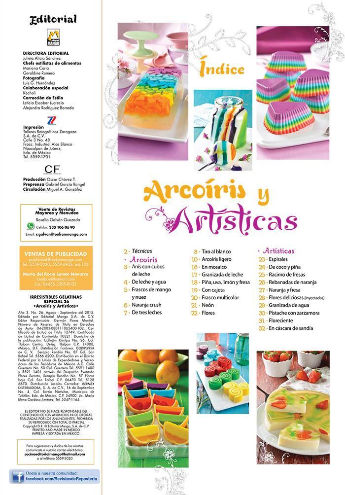 Irresistibles Gelatinas Especial No. 26 - ArcoÌ_ris y artÌ_sticas - Formato Digital - ToukanMango