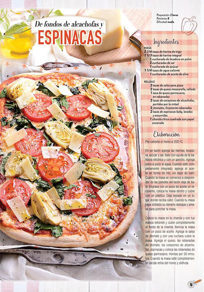 Irresistibles Platillos Presenta 6 - Pizzas caseras y r̼sticas  - Formato Digital - ToukanMango
