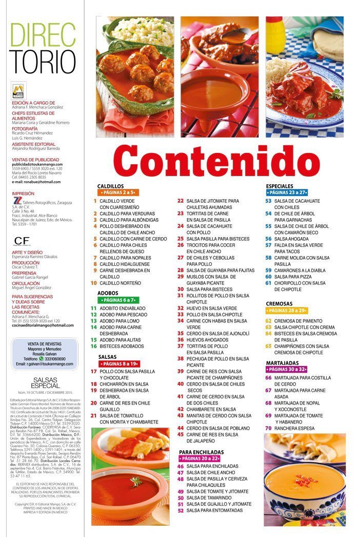 Irresistibles Salsas Especial 19 - 70 adobos, salsas y caldillos - Formato Digital - ToukanMango