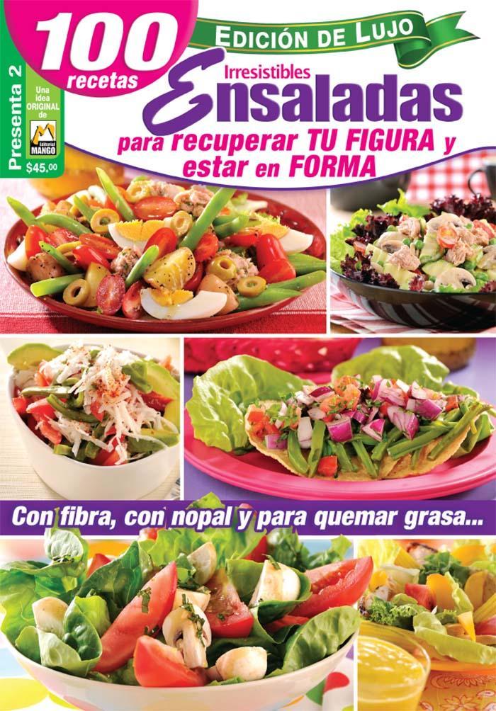 Irresistibles Ensaladas Presenta 2 - 100 recestas para recuperar tu figura y estar en forma - Formato Digital - ToukanMango