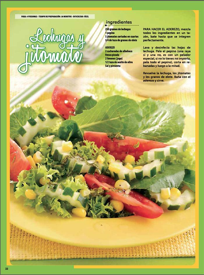Irresistibles Ensaladas Especial 21 - Las dietas mÌÁs famosas - Formato Digital - ToukanMango