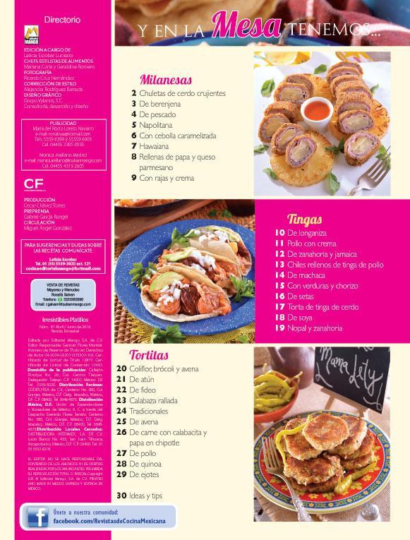 Irresistibles platillos 81 - Tingas y tortitas incluye milanesas - Formato Digital - ToukanMango