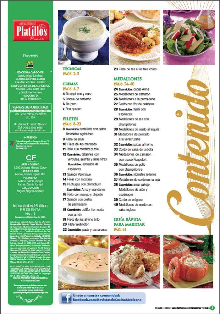 Irresistibles Platillos Presenta 3 - Medallones y filetes - Formato Digital - ToukanMango