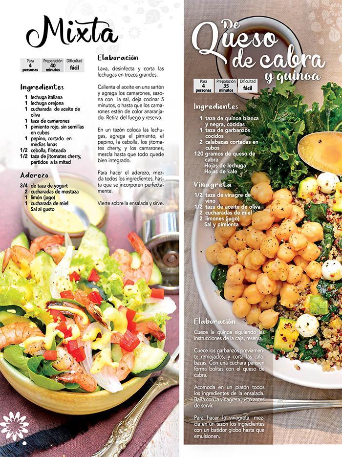 Irresistibles Ensaladas Especial 42 - Verduras Verdes para Bajar de peso y tonificar m̼sculo - Formato Digital - ToukanMango