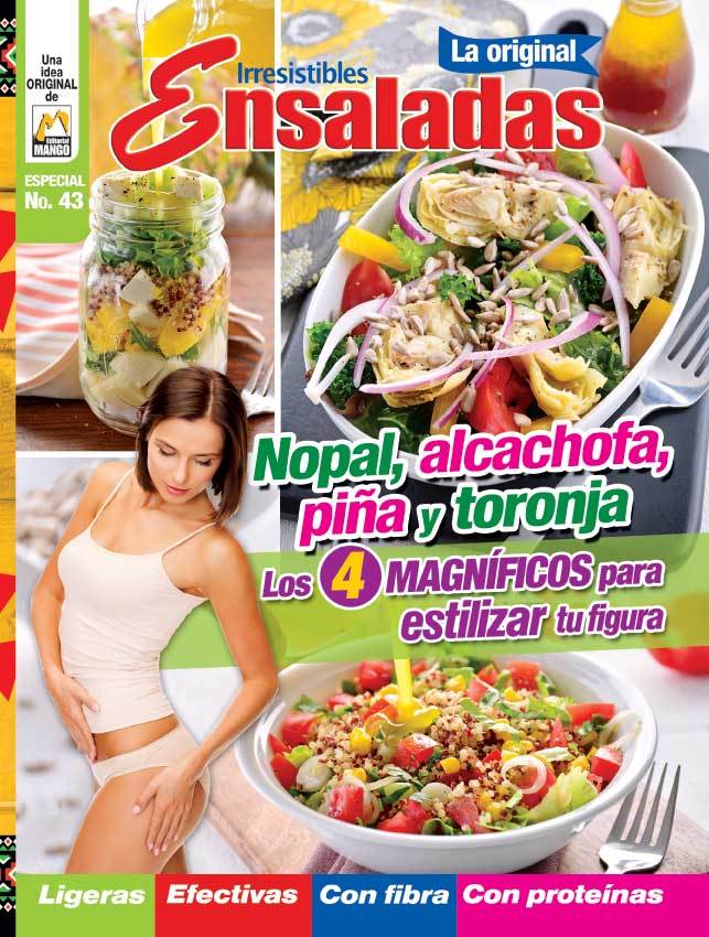Irresistibles Ensaladas Especial 43 - Nopal, alcachofa, pi̱a y toronja los 4 magnÌ_ficos - Formato Digital - ToukanMango