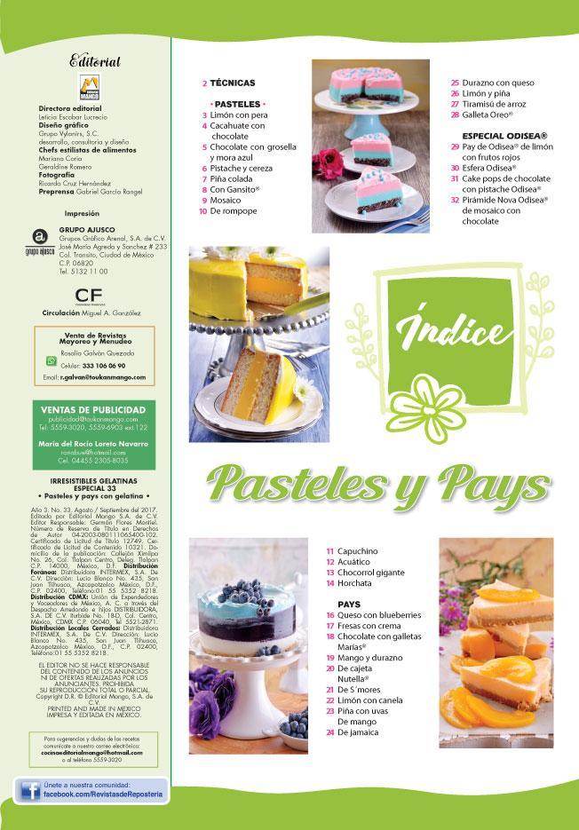 Irresistibles Gelatinas Especial No. 33 - Pasteles y Pays con gelatina - Formato Digital - ToukanMango