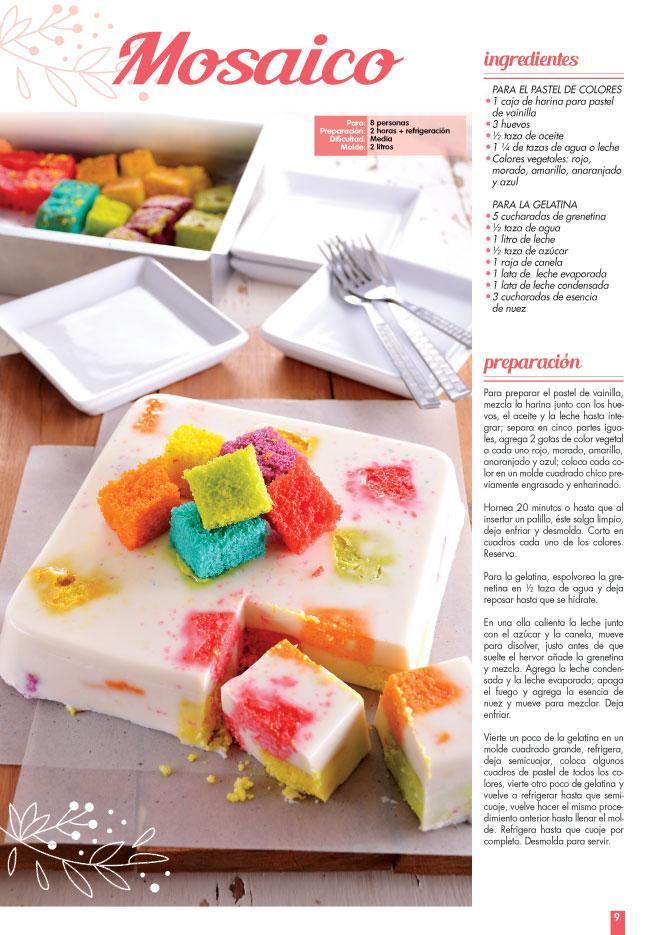 Irresistibles Gelatinas Especial No. 33 - Pasteles y Pays con gelatina - Formato Digital - ToukanMango