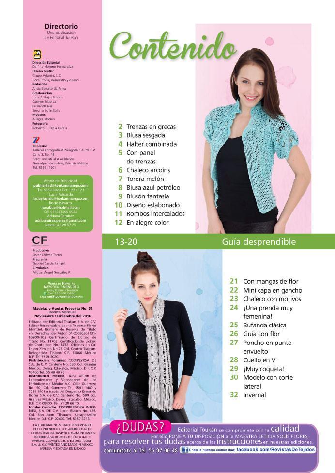 Madejas y Agujas Presenta 54 - Decora con trenzas - Formato Digital - ToukanMango