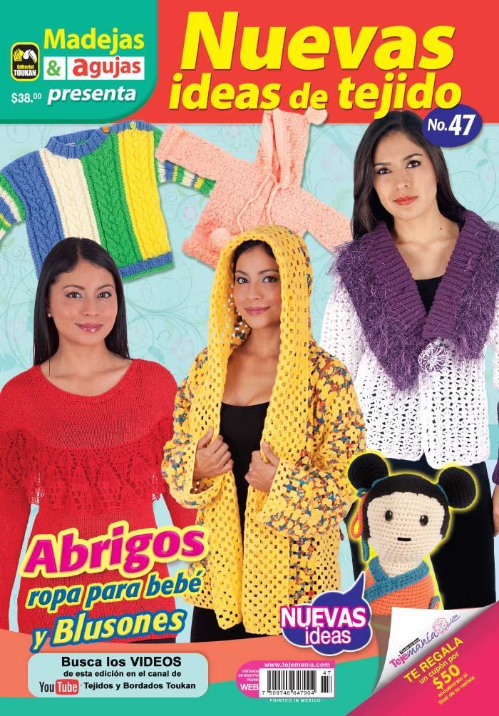 Madejas y Agujas Presenta 47 - Nuevas ideas de tejido - Formato Digital - ToukanMango