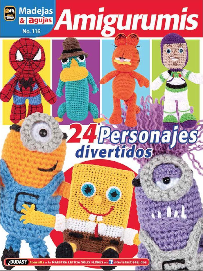 Madejas y Agujas 116 - Amigurumis - Formato Digital - ToukanMango
