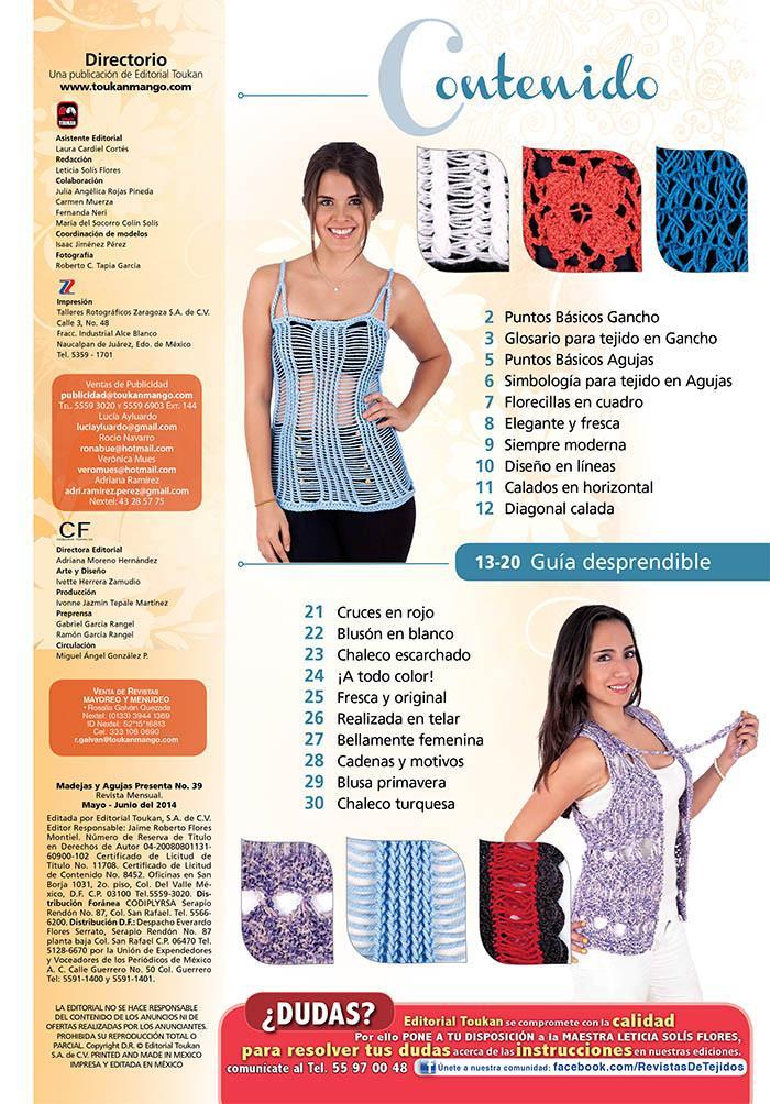 Madejas y Agujas Presenta 39 - Gancho - Formato Digital - ToukanMango