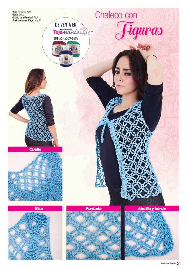 Madejas y Agujas Presenta 57 - Nuevas Puntadas Gancho - Formato Digital - ToukanMango