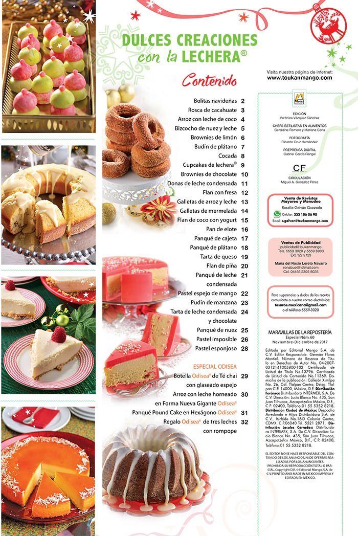 Maravillas de la ReposterÌ_a Especial 60 - Dulces creaciones con la lechera - Formato Digital - ToukanMango