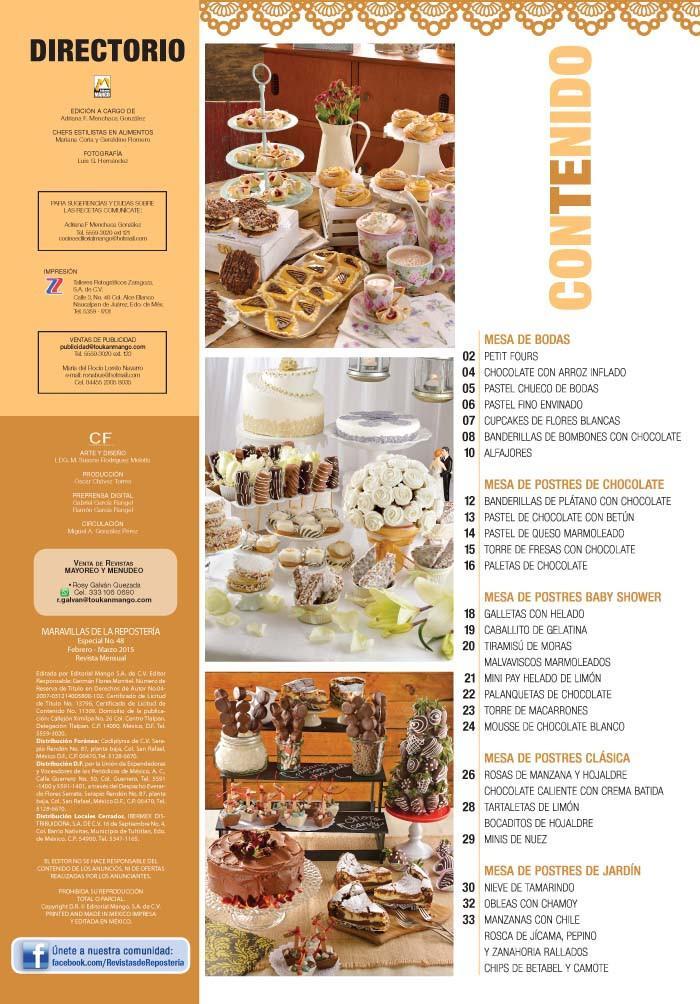 Maravillas de la ReposterÌ_a Especial 48 - Mesas de postres - Formato Digital - ToukanMango