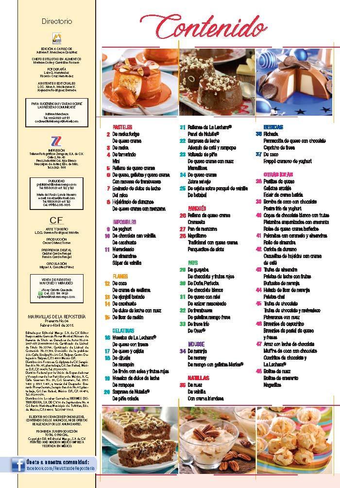 Maravillas de la ReposterÌ_a Presenta 4 - 100 Postres - Formato Digital - ToukanMango