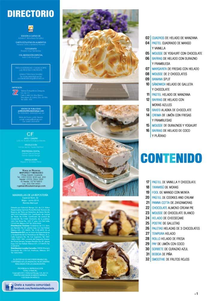 Maravillas de la ReposterÌ_a Especial 42 - Postres FrÌ_os - Formato Digital - ToukanMango