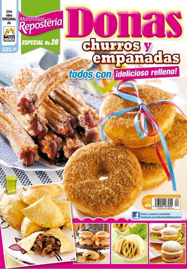 Maravillas de la ReposterÌ_a Especial 20 - Donas, Churros y Empanadas - Formato Digital - ToukanMango