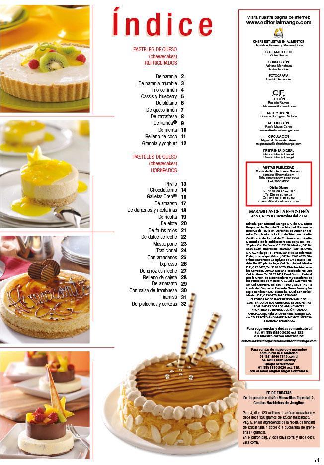 Maravillas de la ReposterÌ_a Especial 3 - 30 Cheesecakes Pasteles de queso - Formato Digital - Formato Digital - ToukanMango