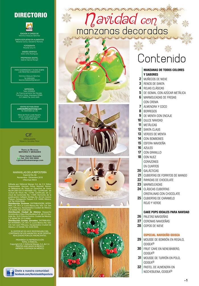 Maravillas de la ReposterÌ_a Especial 66 - Navidad con Manzanas Decora ...