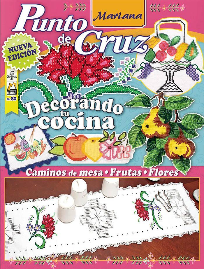 Revistas Digitales de Bordado Etiquetado TÌ_tulo_Mariana Punto de Cruz -  Tejemania
